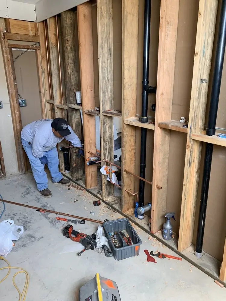 Commercial rough-in plumbing for Water Heater Replacement in Manassas Park